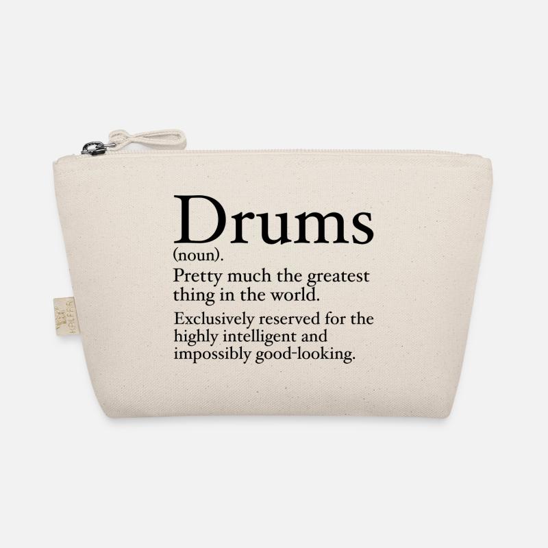 Funny Drummer Definition Bio-Täschchen