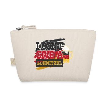 I Don't Give A Schnitzel Deutsches Bier Wurst - Bio-Täschchen - Natur - Vorne
