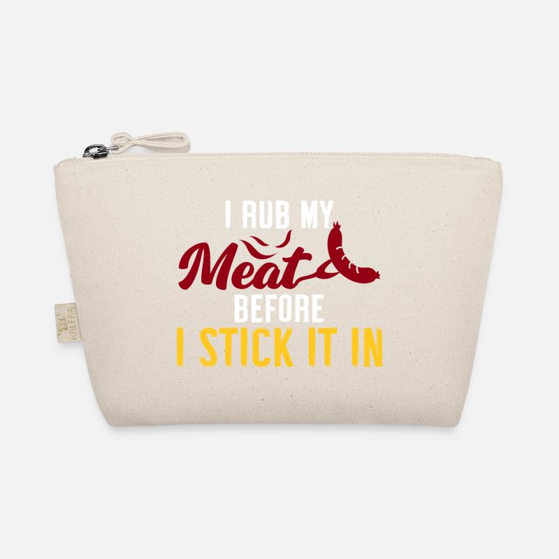 Ich Reibe Mein Fleisch Ein, Bevor Ich Es Auf Den Bio-Täschchen