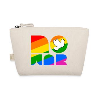 No War LGBTQ Pride Month Shirt - Bio-Täschchen - Natur - Vorne