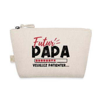 Futur papa veuillez patienter - Trousse biologique - nature - Devant