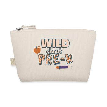Wild About Pre-K Lehrer Schule Pre-K Tier Drucken - Bio-Täschchen - Natur - Vorne