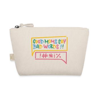 Good Moms Say Bad Words lustiges Mutter Design - Bio-Täschchen - Natur - Vorne