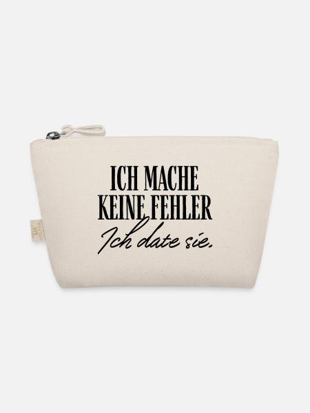I don't make mistakes, I date her - Organic Pouch - nature - Front