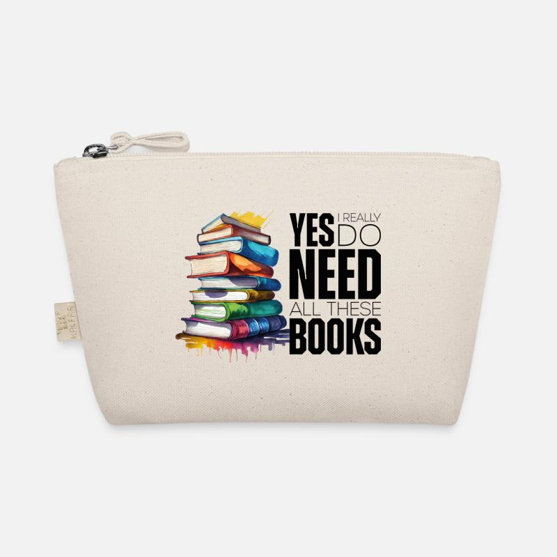Yes i really do need all these books - Bio-Täschchen - Natur