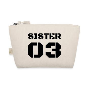 Dritte Schwester - Sister 03 - Bio-Täschchen - Natur - Vorne