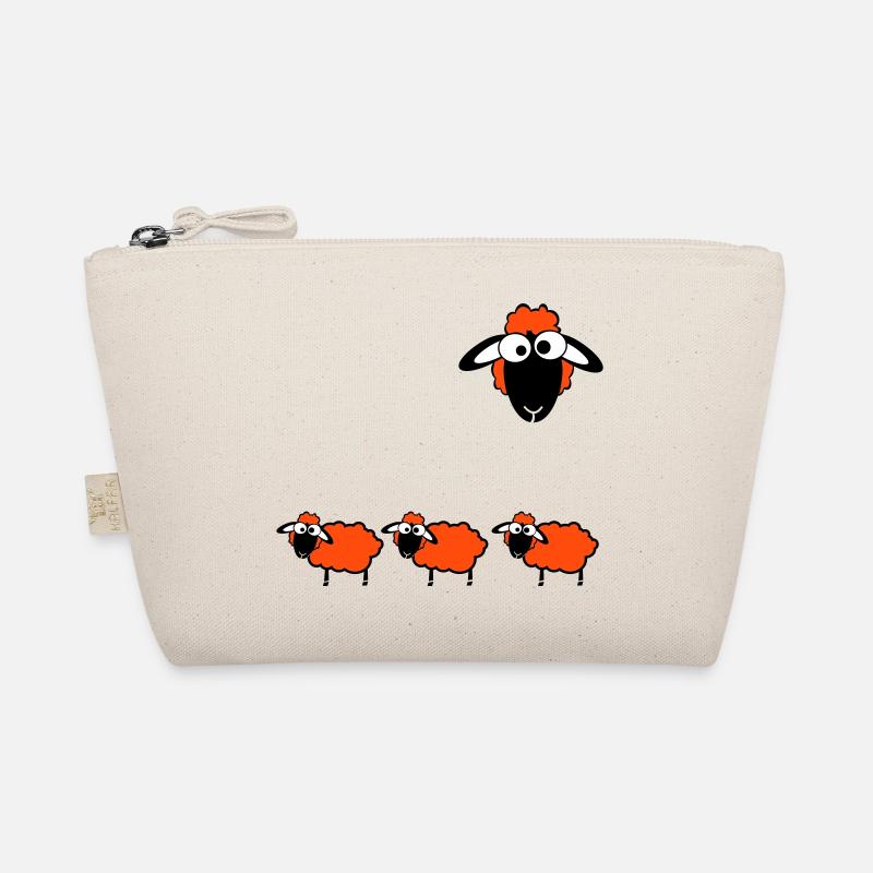 sheep color - Bio-Täschchen - Natur