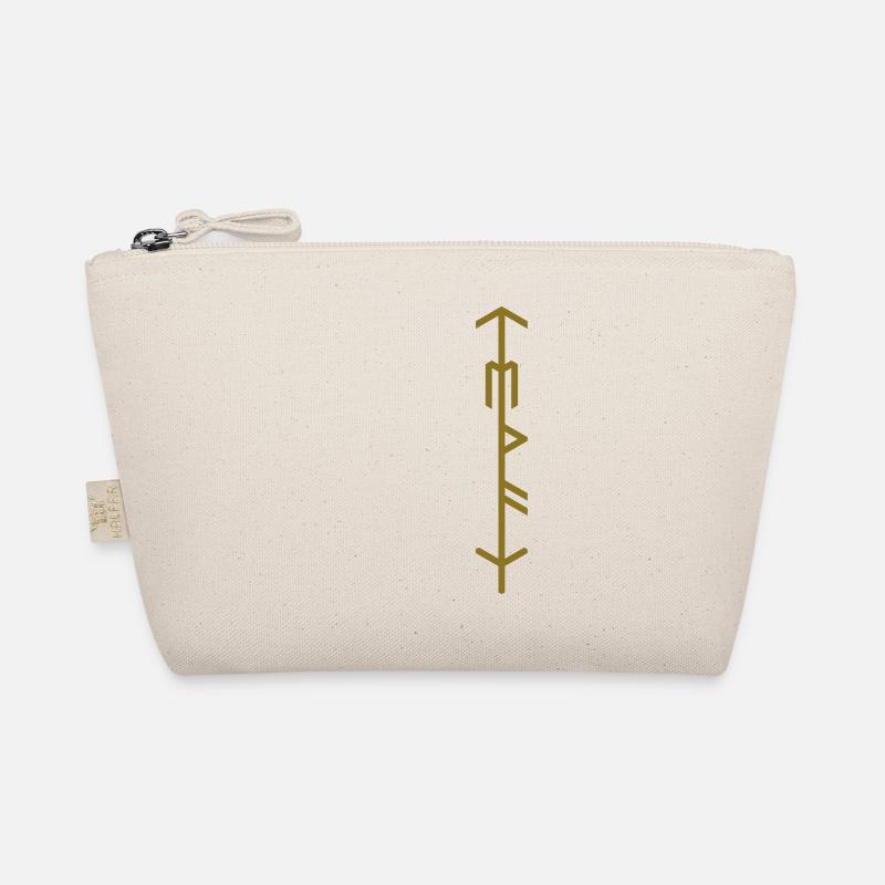 "ᛏ Teiwaz" RuneStab/RuneStaff/Galdrastafir, QRF0© Organic Pouch