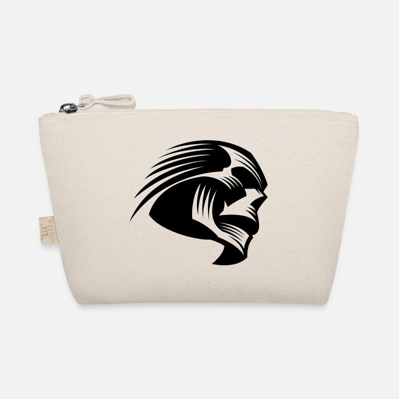 Skull modern art (cool skull) Organic Pouch