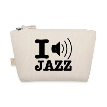 I love jazz / I music jazz - Bio-Täschchen - Natur - Vorne