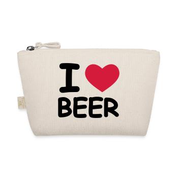 I Love Beer - Bio-Täschchen - Natur - Vorne