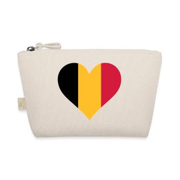 A heart for Belgium - Organic Pouch - nature - Front