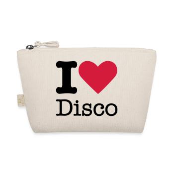 I Love Disco - Bio-Täschchen - Natur - Vorne