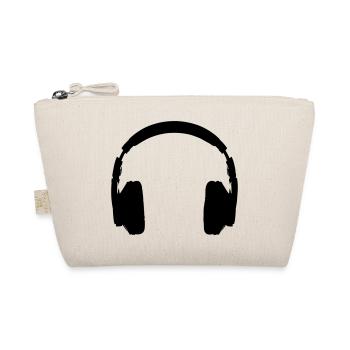 headphones - Bio-Täschchen - Natur - Vorne