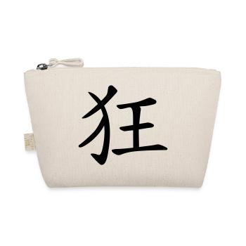 chinese_sign_crazy_1c - Organic Pouch - nature - Front