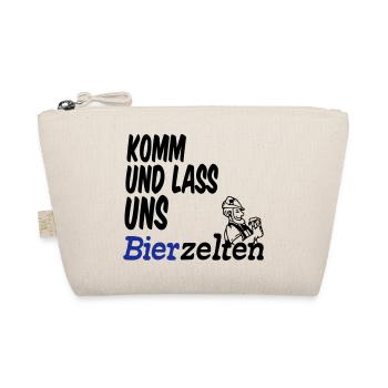 Bierzelt,Bier,Sprüche,Geschenk - Bio-Täschchen - Natur - Vorne