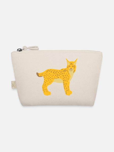 Lynx head front vector - Organic Pouch - nature - Front