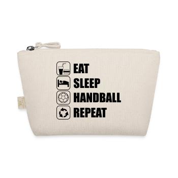 EAT SLEEP HANDBALL - Bio-Täschchen - Natur - Vorne