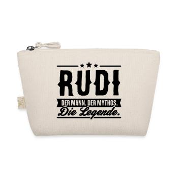 Mann Mythos Legende Rudi - Bio-Täschchen - Natur - Vorne
