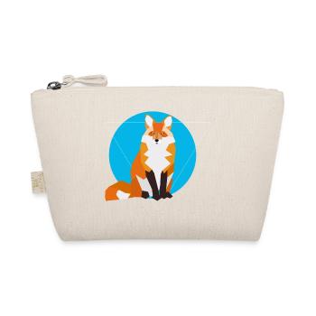 Geometric Fox - Organic Pouch - nature - Front