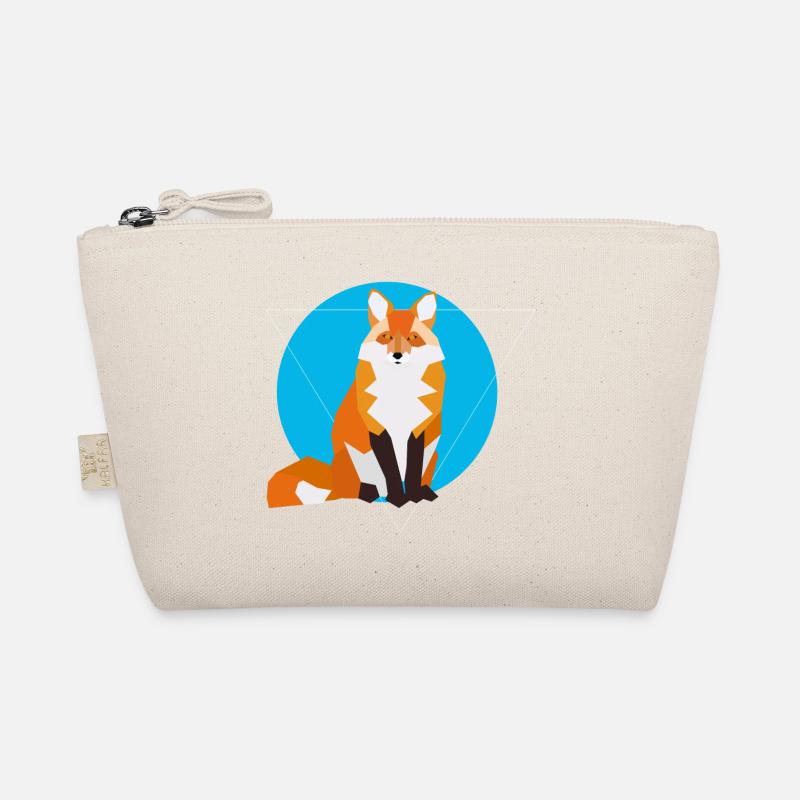 Geometric Fox Bio-Täschchen