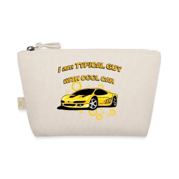 I am Typical guy with cool car - Organic Pouch - nature - Front