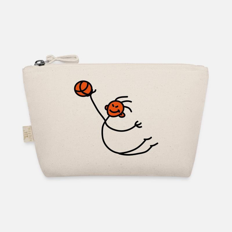 basketball_person_2c - Bio-Täschchen - Natur