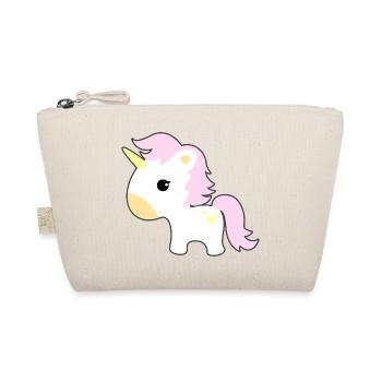 Einhorn - Bio-Täschchen - Natur - Vorne