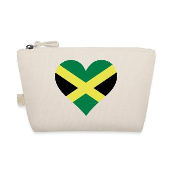 A heart for Jamaica - Organic Pouch - nature - Front