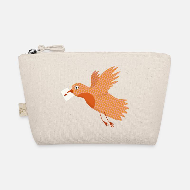 Bird with letter in beak. Trousse biologique