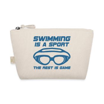 Schwimmen / Schwimmer: Swimming is a sport. The - Bio-Täschchen - Natur - Vorne