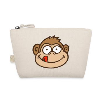 Affe - Bio-Täschchen - Natur - Vorne