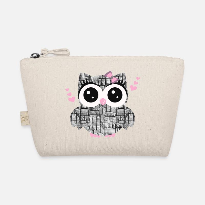 Owl Stone Organic Pouch