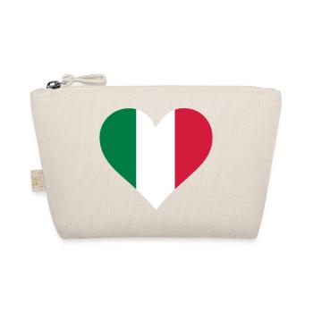 A Heart For Italy - Organic Pouch - nature - Front