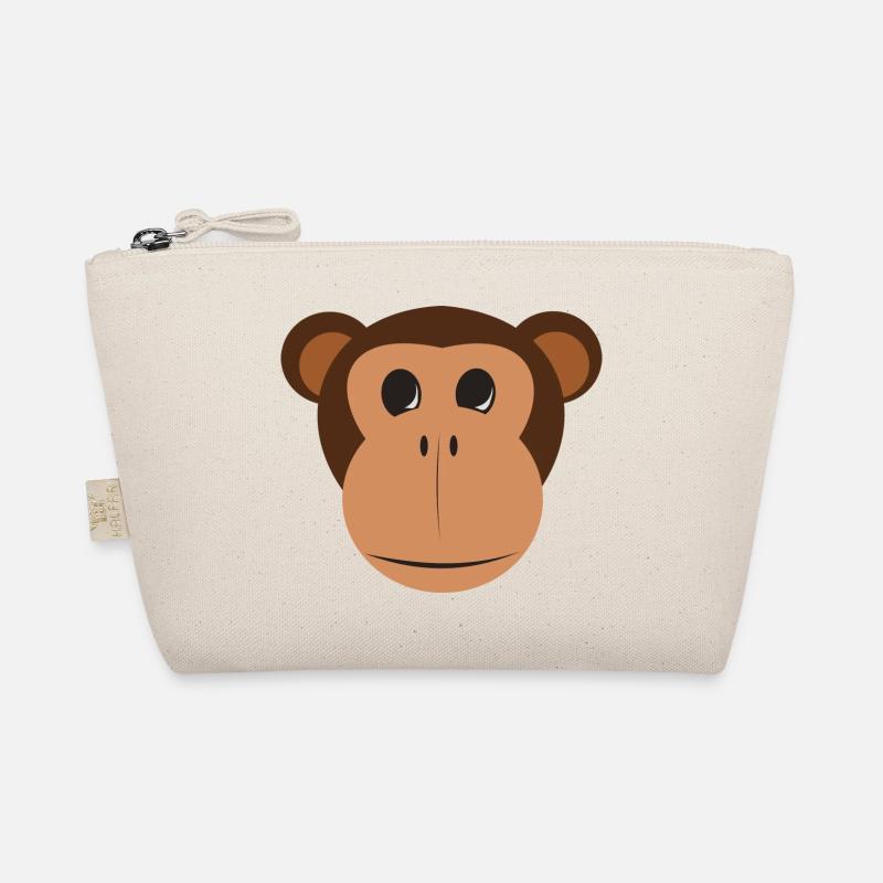 ape chimpanzee gorilla pavian orangutan164 Organic Pouch