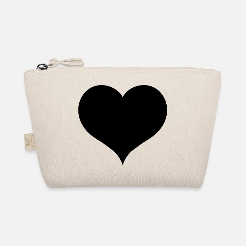 Black Heart Organic Pouch