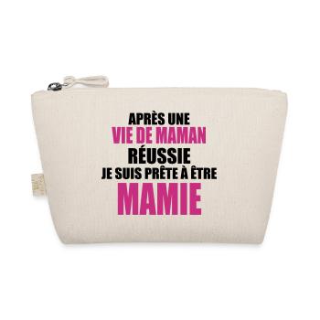 Je suis prête á être mamie - Trousse biologique - nature - Devant