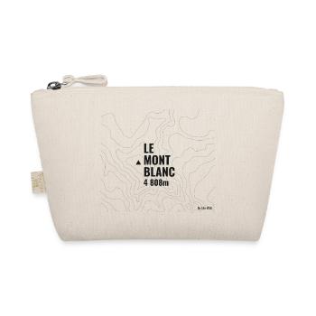 Mont Blanc and contour lines - Organic Pouch - nature - Front