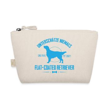 Coated Retriever Shirt-Unterschätze Frau - Bio-Täschchen - Natur - Vorne