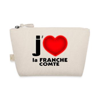 I love Franche Comte - Organic Pouch - nature - Front