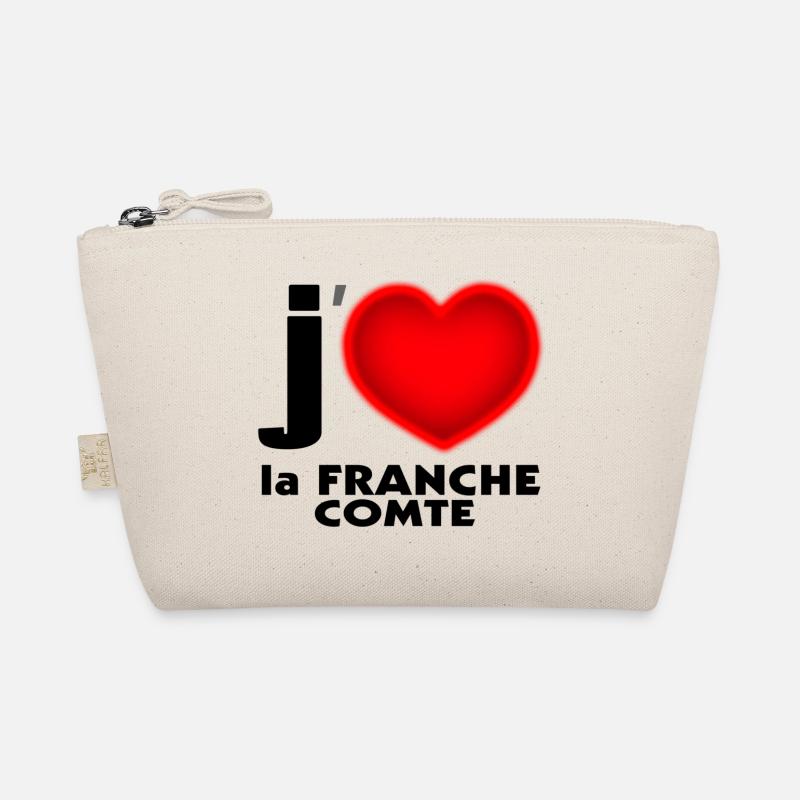 Ich liebe Franche Comte Bio-Täschchen