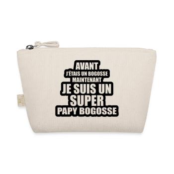 je suis un super papy bogosse - Trousse biologique - nature - Devant