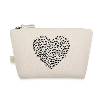 Cats Dogs Heart for Animals - Organic Pouch - nature - Front