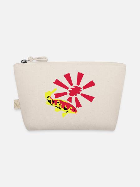 Carpe Koï sur fond éclatant - Trousse biologique - nature - Devant