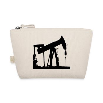 benzin gas tankstelle petrol station oil productio - Bio-Täschchen - Natur - Vorne