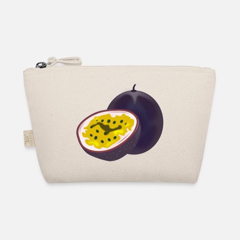 passionsfrucht maracuja passion fruit veggie obst - Bio-Täschchen - Natur