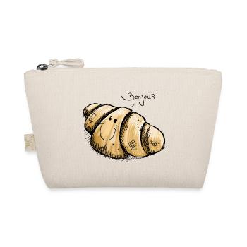 Delicious Bonjour croissant - illustration - Organic Pouch - nature - Front