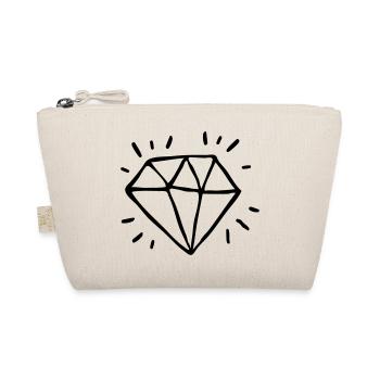Diamant - Bio-Täschchen - Natur - Vorne