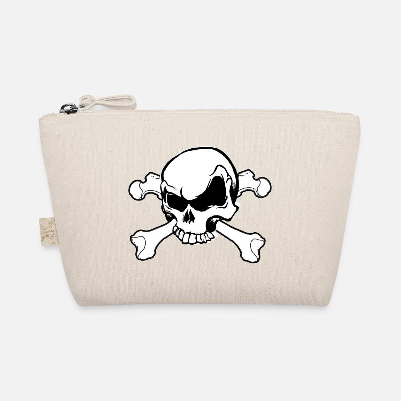 tête de mort skull et crossbones Trousse biologique