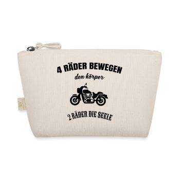 Motorrad - 2 Räder bewegen die Seele - Bio-Täschchen - Natur - Vorne
